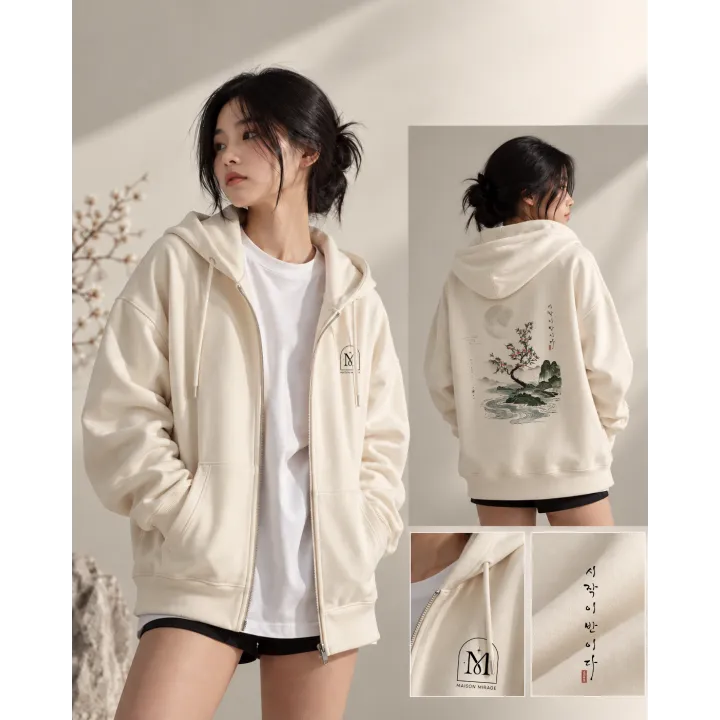 EVA MOON - ZIP | 100% Coton | 350gms
