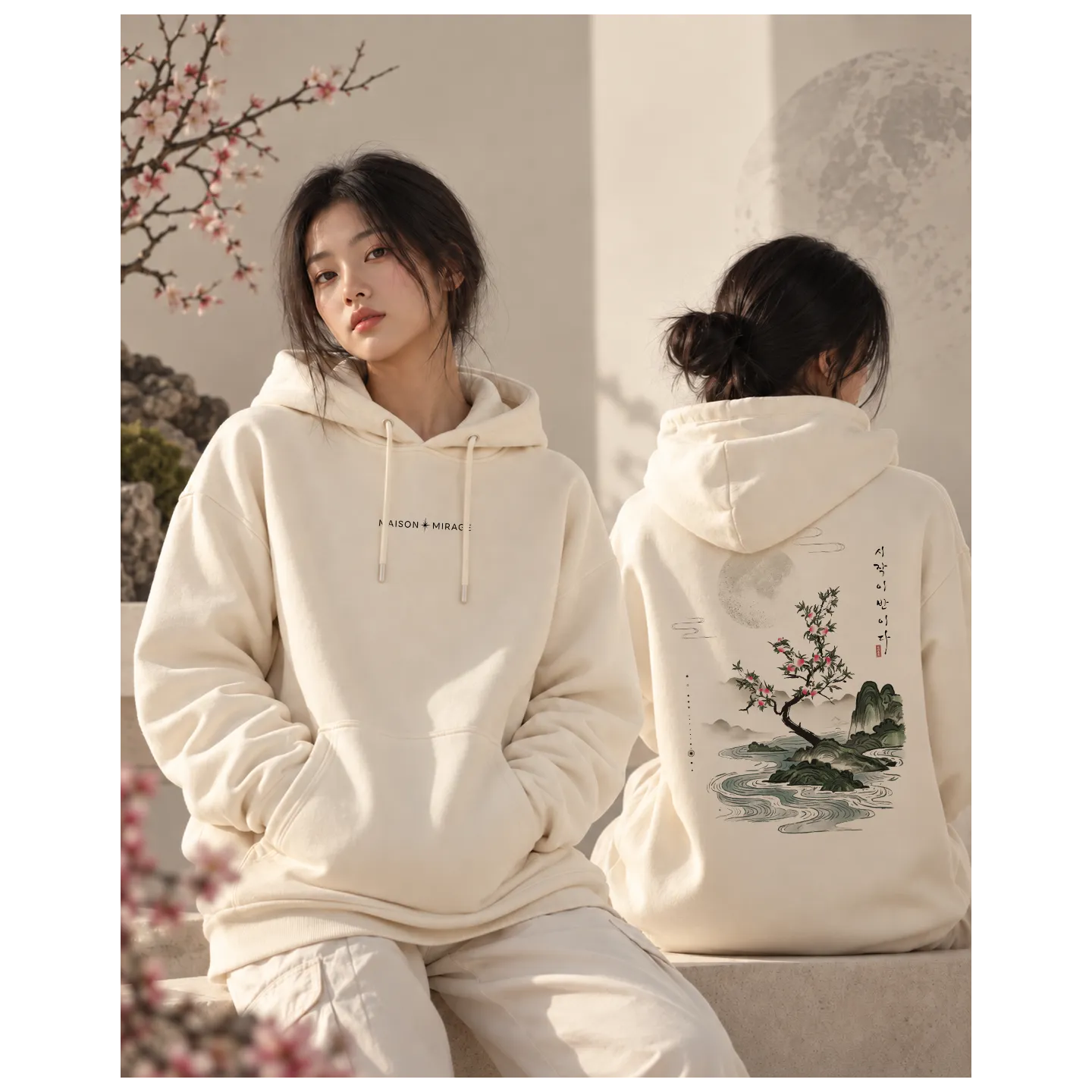 EVA MOON - HOODIE | 100% Coton | 350gms